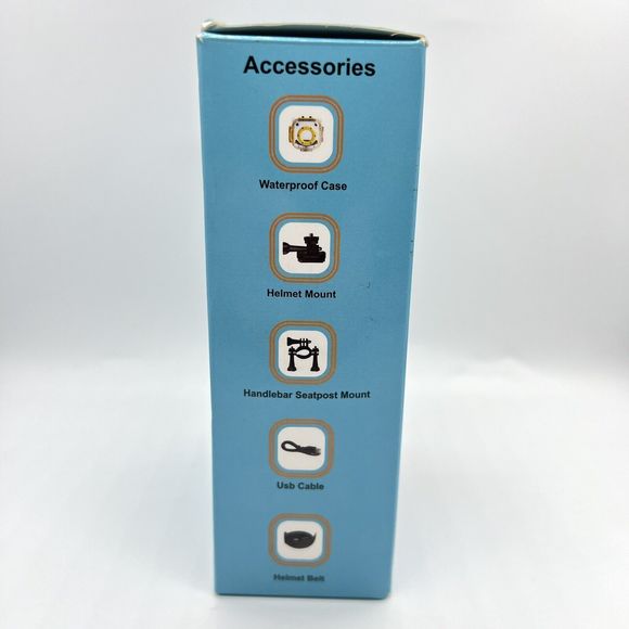 Kids Action Camera Pink Underwater w/Waterproof Hard Case & Mounting Accessories - Picture 5 of 16